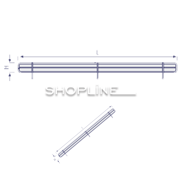 شبكة أمامية ارتفاع: 40 مم