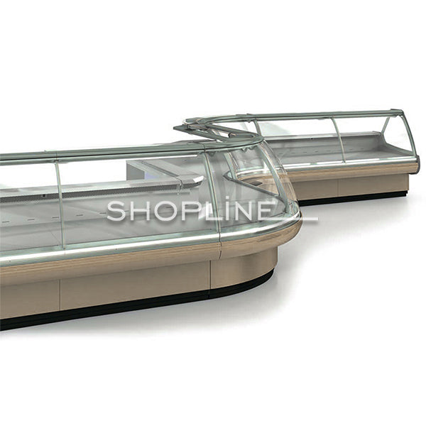 خدمة فوق المنضدة مارينا القياسية المنحنية - عن بعد