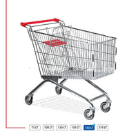 Leylak Shopping Trolley With Baby Seat (75L - 210 L)