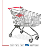 Leylak Shopping Trolley With Baby Seat (75L - 210 L)