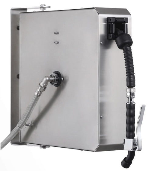 RETRACTABLE PRE-RINSE FAUCET WITH REEL HOSE