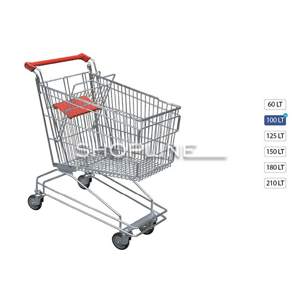 Steelcar Shopping Trolley With Baby Seat (60L - 210 L)