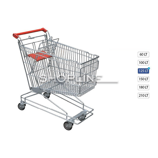 Steelcar Shopping Trolley With Baby Seat (60L - 210 L)