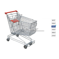 Steelcar Shopping Trolley With Baby Seat (60L - 210 L)