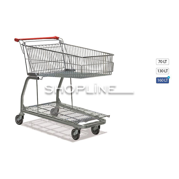 Construction Market Shopping Trolley (70L - 160L)