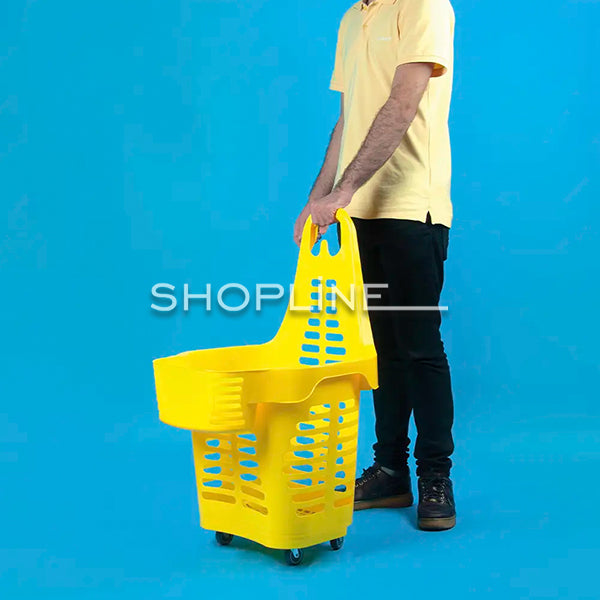 Shopping Basket - Gendouble (50ltr + 5ltr)- 4x rotating wheels