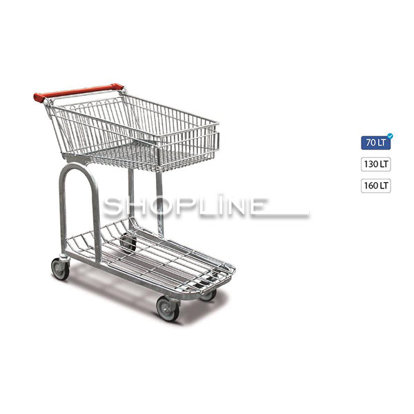 Construction Market Shopping Trolley (70L - 160L)