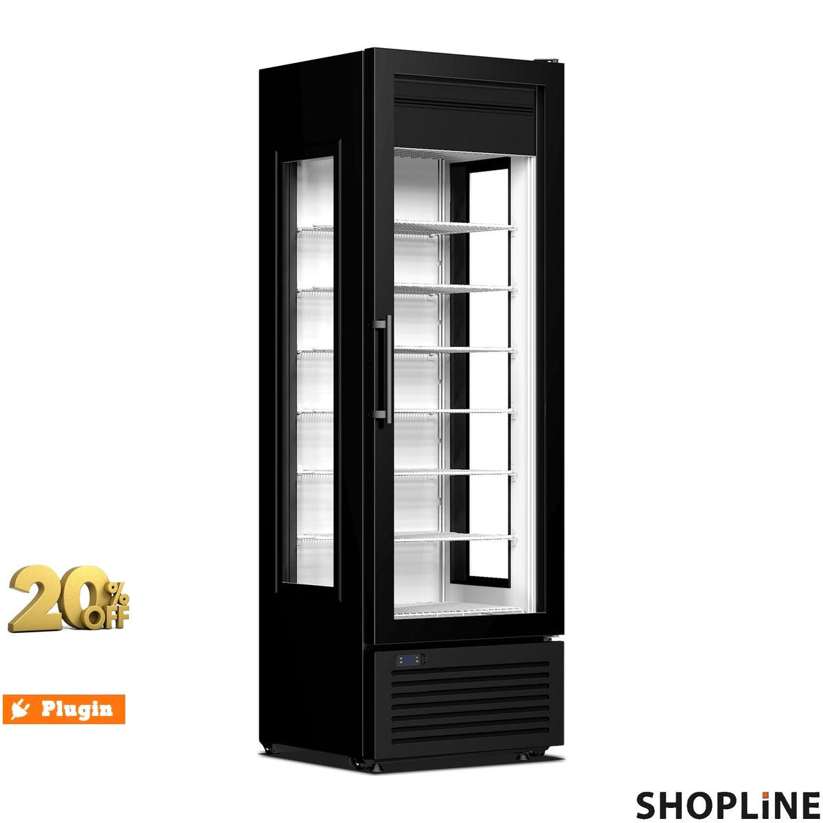 Vertical Display Freezer CRF 400 3D GLASS [Static]