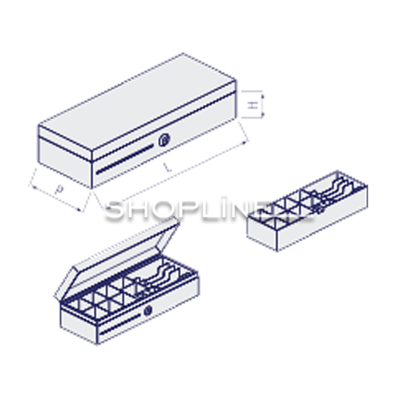 Flip-Lid Cash Drawer