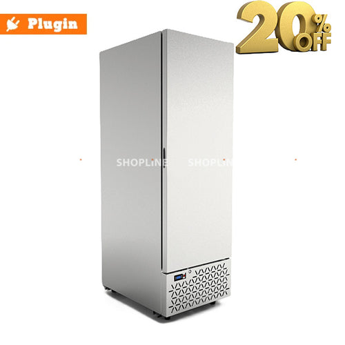 Vertical Solid Door Freezer GELOBOX INOX