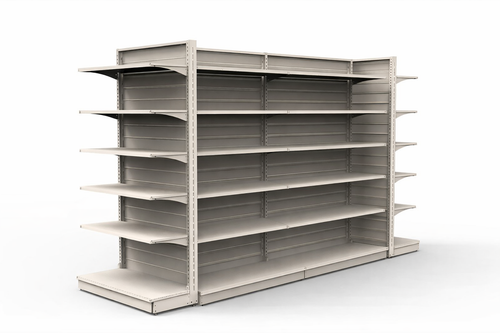 Gondola Shelving Unit – Central Back Panel, H240×D40×L100 cm 40+4×40