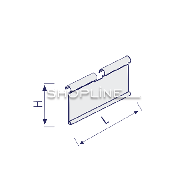 Label Holder for Wire Hook