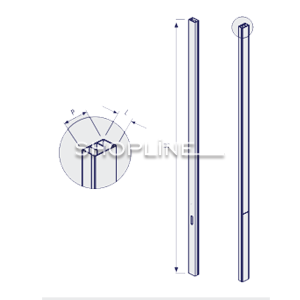 Long Pole for Cabinet