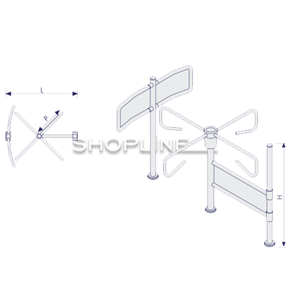 Mechanical Turnstile Set – ShopLine