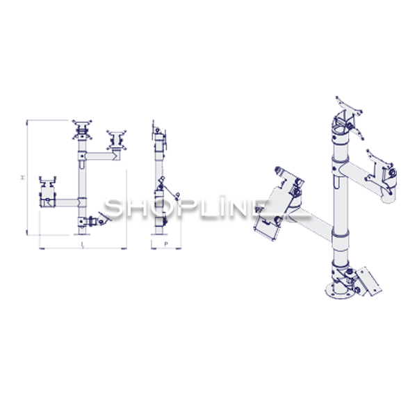 Multi Functional Post Holder