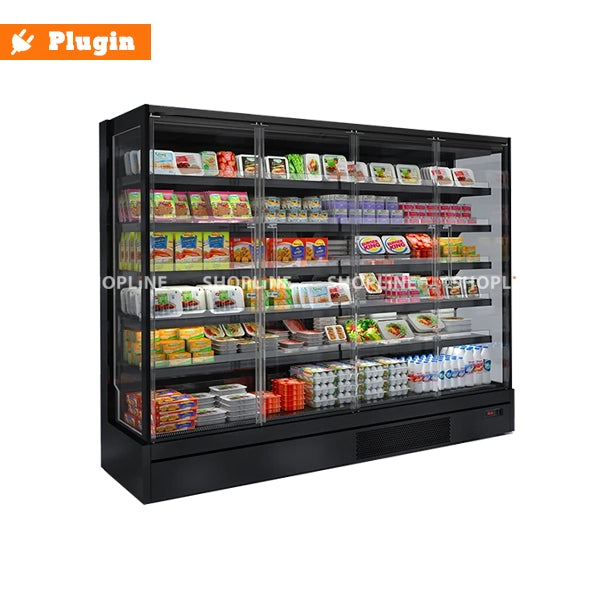 Multideck Cabinet Nisus with Glass Doors - Plug-in