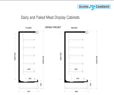 Multideck Cabinet Nisus - Plug-in Door