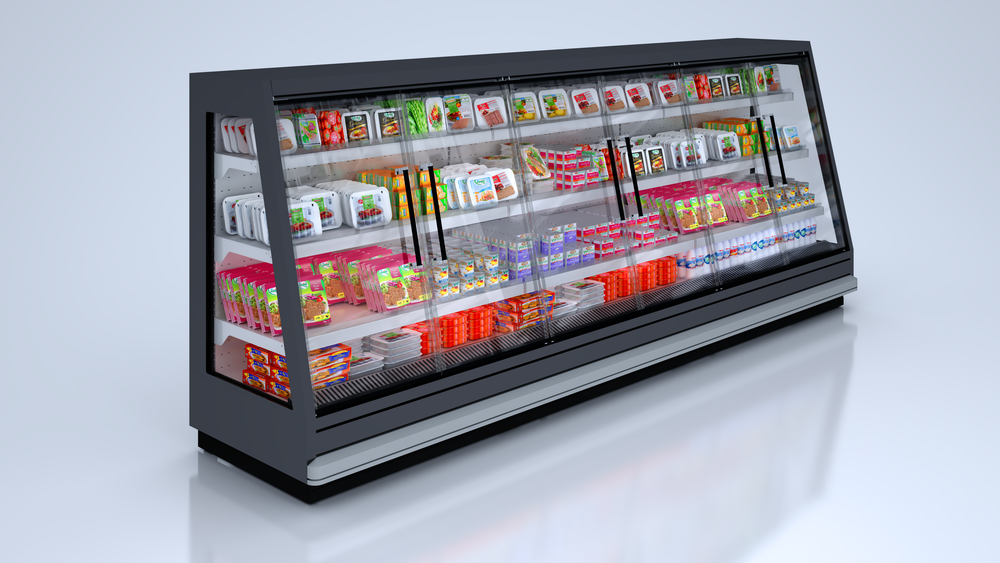 Semi Vertical Cabinet Nile with Doors - Remote