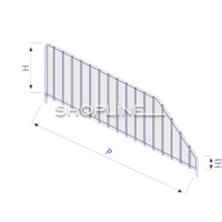 Seperation Grill H:80/120 mm