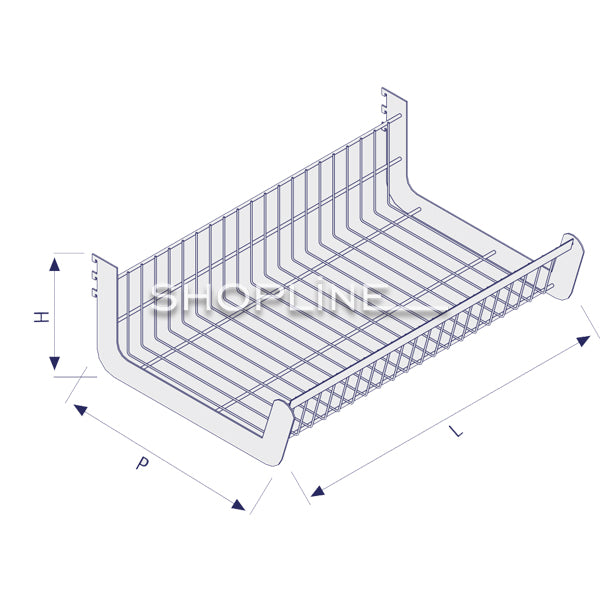 Wire Basket For Upright