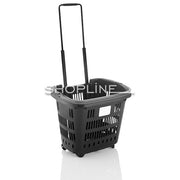 34L Shopping Basket on Wheels