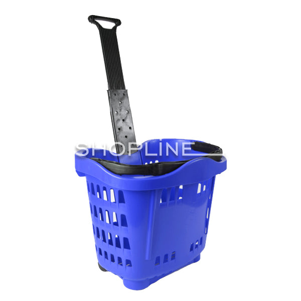 Genslide Rolling Shopping Basket (43 ltr capacity)