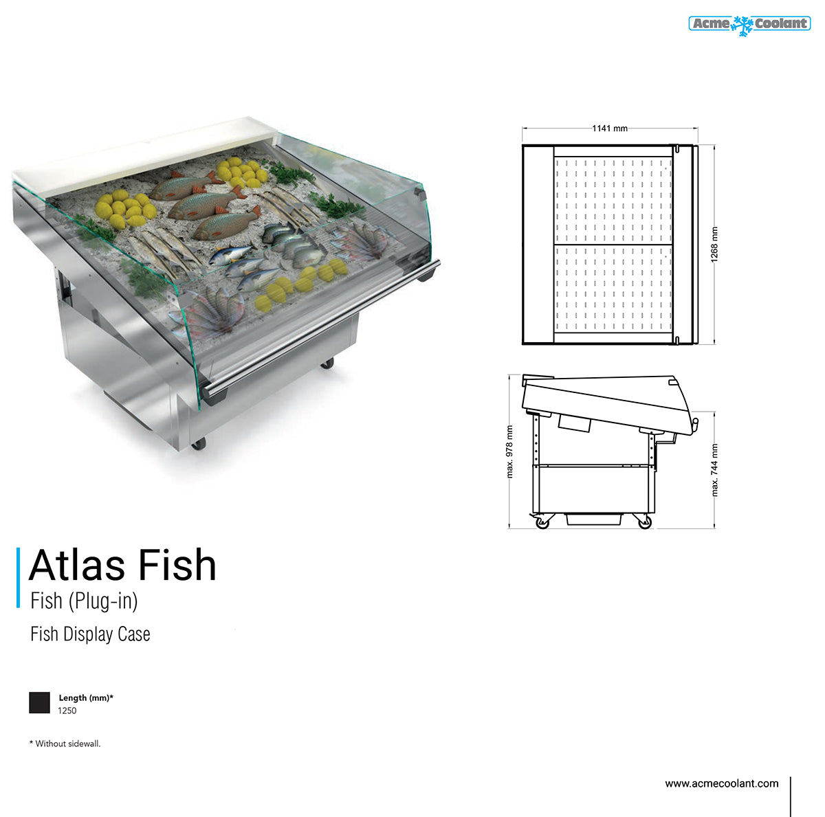 Serveover Counter Atlas Fish - Plug-in