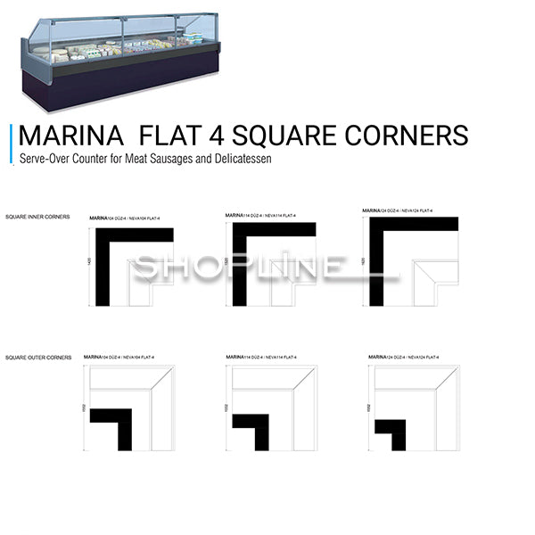 Serve Over Counter Marina Flat - Remote