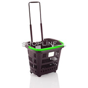 34L Shopping Basket on Wheels