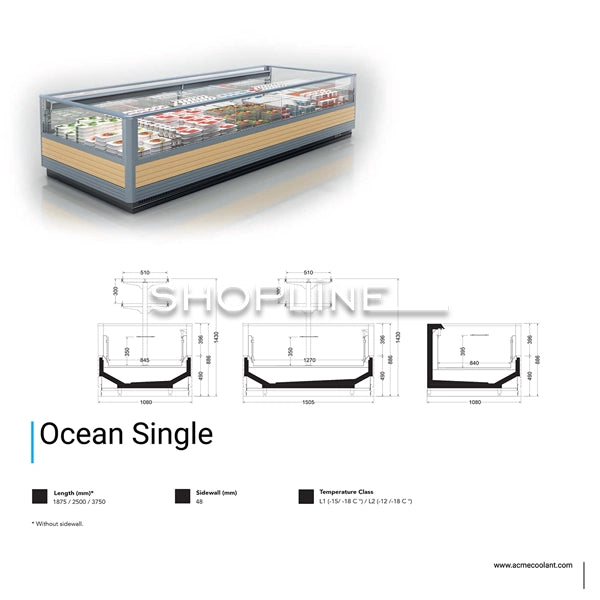 Island Freezer Ocean Single - Remote