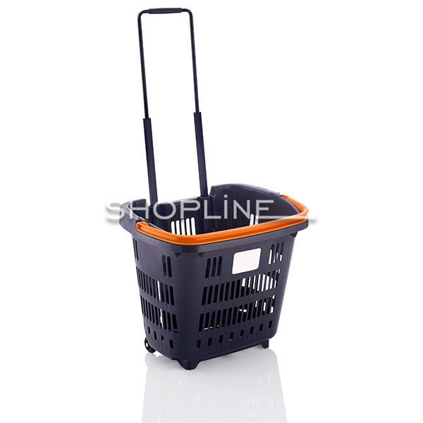34L Shopping Basket on Wheels