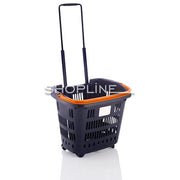34L Shopping Basket on Wheels