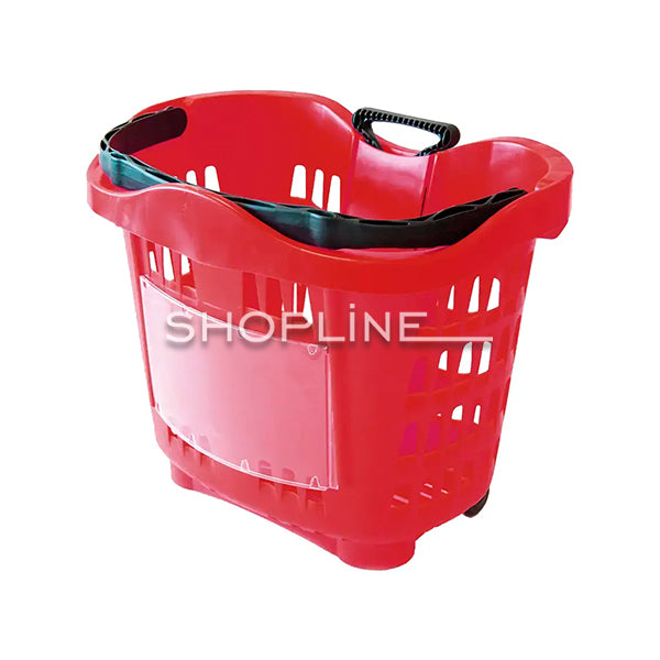 Genslide Rolling Shopping Basket (43 ltr capacity)