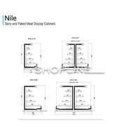 Semi Vertical Cabinet Nile - Remote (Lighting Included)