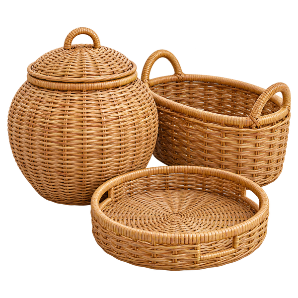 Decorative wicker products