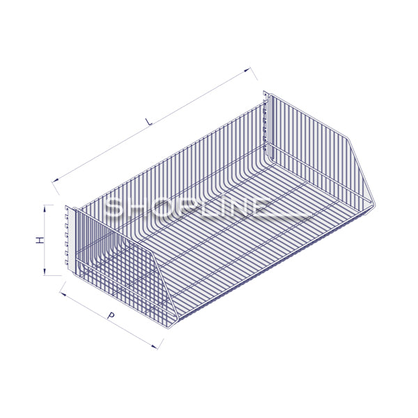 WIRE BASKET WITH HOLDER H300