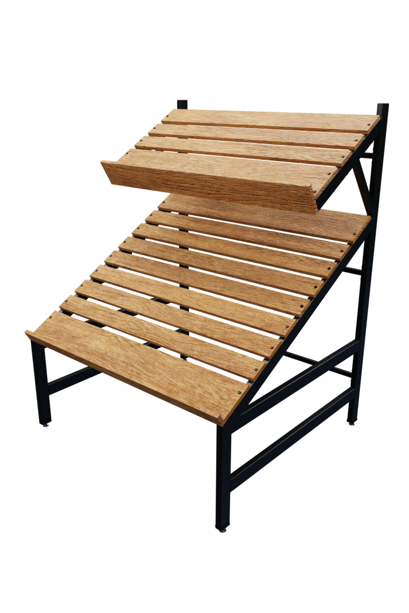 Anta Wood and Metal Fruit and Vegetable Display, 100x115x164 cm